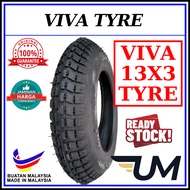 VIVA 300-8 13X3 TYRE 13-3 TAYAR 3.00-8 300X8 13.3 TIRE TYRES ORIGINAL TUBE TIUB WHEEL BARROW WHEELBA