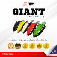 EXP Giant Frog Rubber Frog Soft Body Lure big size soft frog katak tiruan besar umpan casting haruan
