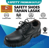 FRONTIER SAFETY SHOES LOW CUT BLACK COLOUR SAFETY BOOT SAFETY SHOE 工業鞋 工業鞋 铁头鞋 [KASUT SAFETY TERBAIK