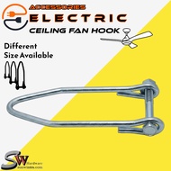 Ceiling Fan Hook 2" x 4" to 2" x 12" U Hook