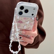 Cartoon Tinfoil Pattern Bunny Flower Phone Case