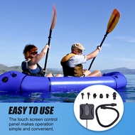 【 LCG5】-Paddle Board Pump 20PSI High Pressure Electric Air Compressor Pump Inflation Pump with 6 Noz