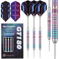 WIN.MAX Darts Metal Tip Set - 90% Tungsten Steel/Soft Tip Darts Set Professional 18 Grams Soft Darts