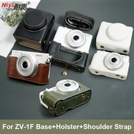 PU Leather Case for Sony ZV-1F ZV1F ZV1F ZVE2 ZV1-II ZV1II ZV1M2 Camera Protection Bag With Shoulder Strap Camera