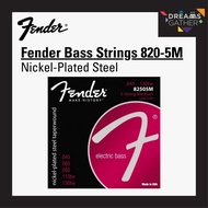 FENDER/F03-073-8250-456 Bass 5strings Fender 8250-5M Nickel-Plated Steel Taperwound Medium 45-130