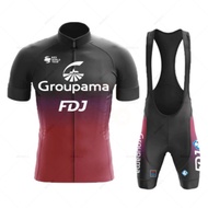 2026 STYLE Fdj Mens Summer Short Sleeve Bicycle Wear MTB Cycling Clothing Bike Uniform Cycle Shirt R