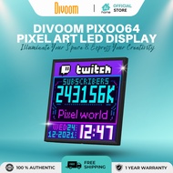 DIVOOM Pixoo64 Pixel Art LED Display Social Media Counter 64x64 The Canvas of Infinite Possibilities
