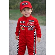 Macqueen Racer Costume Children's Racing Jersey/ Professional Costume/ Racer Work Uniform/ Children'