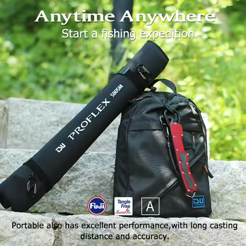 TSURINOYA PROFLEX S905M Portable 5 Section Fishing Rod 2.7m Sea Bass MF Action M Spinning Long Casti