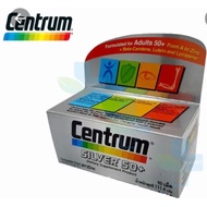CENTRUM Silver 50+Beta-Carotene,Lutine 90 เม็ด เซนทรัม วิตามินและแร่ธาตุ บำรุงร่างกายของผู้ที่มีอายุ 50 ปีขึ้นไป.
