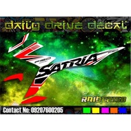 RAIDER 150 FI DECALS (SATRIA)