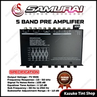 📣 SAMURAI KATANA SOUNDBAR 5 Band Parametric Preamp Amplifier Equalizer with Subwoofer Output For All