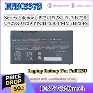 NEW FPB0337S 10.8V 3950mAh 45Wh Laptop Battery PPCBP530 FMVNBP246 For FUJITSU Lifebook P727 P728 U72