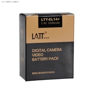 (COD) Large capacity EN-EL14 suitable for Nikon SLR camera battery D5600 D5300 D3400 D3300 battery