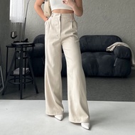 Oro PANTS Premium Trousers | Oro Pants Women's Plain High Waist Work Pants | Contemporary Office Tro