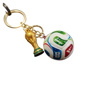 【2026 World Cup Souvenir】World Cup Trophy Keychain Soccer Keychain Football Keychain High Quality Me