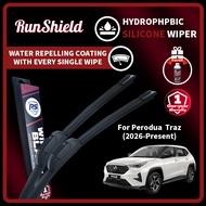 RunShield For Perodua Traz (2026-Present) Hydrophobic Coating Silicone Wiper Blade Car Windshield Wi
