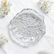 GMR premium transparent glass dish, restaurant family glass dish