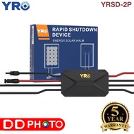YRO YRSD-2P RAPID SHUTDOWN อุปกรณ์ปิดระบบฉุกเฉินสำหรับติดตั้งที่เเผงโซลาร์เซลล์ รับประกัน 5 ปี