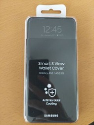 全新Samsung Galaxy A52 5G S View透視感應保護套黑色