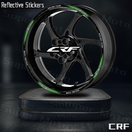For Honda CRF450R 450X 450L 250R 250X 250F 250L 300L 230L CRF crf Motorcycle Wheel Sticker Rim Decal