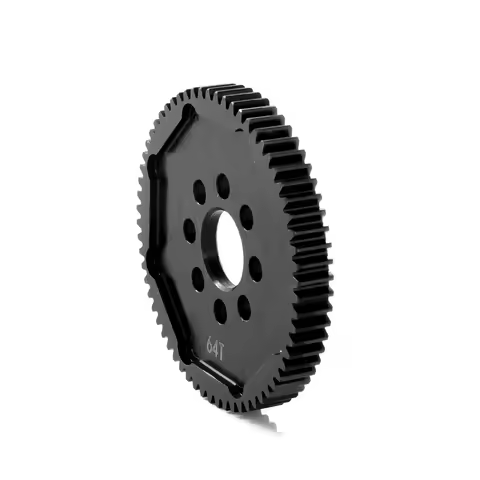 Steel Metal 64T 06 Module Spur Gear Main Gear 51356 for Tamiya TB03 TA07 TT02R TT02 TT02D RC Car Upg