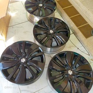 Genuine Suzuki Alloy Wheels Original Color Glossy Black Rim 16 16x6J ET45 4 Holes 100 Hub 54.1 There