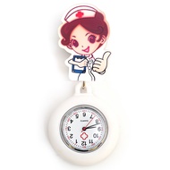 Stretching Nurse Watch Stretching Nurse Watch Cute Cartoon Character Animal Doctor Student Nurse Chest Watch Pocket Watch