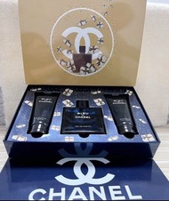 Chanel Bleu蔚藍身體香水護理套裝三件套 ：蔚藍男士EDP濃香水100ml +蔚藍沐浴露100ml+蔚藍潔面乳100ml