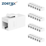9E Zoerax 2 Rj45 Cat6 Keystone Coupler Female To Insert Coupler, UTP Ine ,