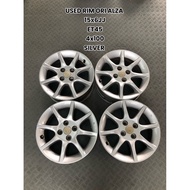 USED RIM ORI ALZA 15INCH  for MYVI VIOS  YARIS JAZZ CITY JAZZ ALZA HATCHBACK