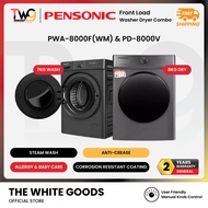 COMBO PENSONIC 7KG Front Loading Washer and 8KG Air-Vented Dryer Package Bundle PWA-8000F(WM) PD-800