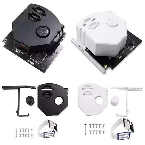 Transparent Colorful GDEMU Remote SD Card Mount Kit Extension Adapter for SEGA DreamCast VA1 Console