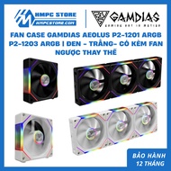 Gamdias AEOLUS P2-1201 ARGB P2-1203 ARGB Fan case | Black - white - Replacement reverse fan included