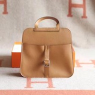 France Window 愛瑪仕 Hermes Halzan mini 2h茴香黃 Swift  銀扣 25cm