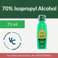 Greencross 70%  Isopropyl Alcohol 75ml flipcap bottle Original