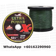 Opass X8 Braided line Ultra Power X8 1500m Japan Material Braided Line Tali benang 8 Sulam 1500meter