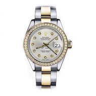 高價收購舊手錶 回收勞力士 Rolex Ladies Rolex 31mm Datejust 2 Two Tone Silver Color Dial with 10 Round Diamond Ac
