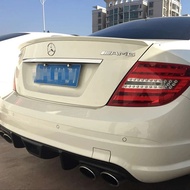 For Benz W204 Spoiler  Fiber Car Rear Wing Spoiler for Benz W204 C180 C200 C260 C280 C300 C74 Spoile