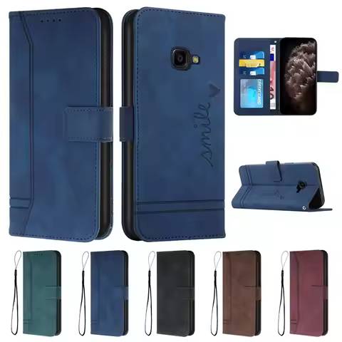For Samsung Galaxy Xcover 4 Case Leather Wallet Case on sFor Coque Samsung X Cover 4 4s 5 XCover4 G3