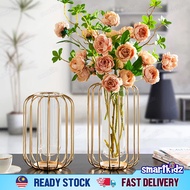 [1Box] Lantern Metal Gold Vase Home Decor | Home Living Elegant | Metal Gold Vase Flower | Pasu Emas Elegan - smartkidz