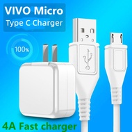 VIVO Charger Micro USB Cable adapter For Vivo X7 X9 X20 V7 V9 Y11 Y12 Y15 Type C Fast Charger USB Fa