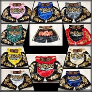 กางเกงมวย ลายไทย สำหรับผู้ใหญ่ ผู้ชายและผู้หญิง Thai Boxing Shorts For Adults