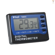 Vici Mini LCD Digital Thermometer Temperature Meter Celsius Fahrenheit Degree In Out Fridge Freezer Thermometer with Probe Max Min Value Display  TOP101