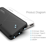 10000mAh Powerbank PN-973 10000mAh Lithium Polymer Power Bank