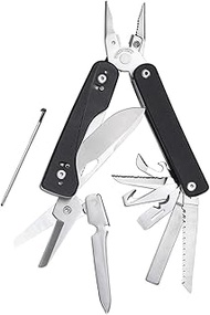 ROXON S805G Flex Titan Modular Multitool with Fixed Pliers, Standard Size Fixed Scissors, Interchang