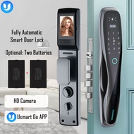 【SG stock】Digital Door Lock With Camera APP Control Intelligent Electronic Fingerprint Password digital gate lock