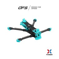 Foxeer Aura V2 5'' DeadCat FPV Universal Frame Analog/Vista/DJI/HDZero/O3 (TPU Teal)