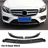 Front Bumper Lip Body Kit Spoiler Splitters Diffuser For Mercedes Benz E Class W213 E200 E300 E320 2