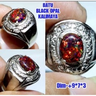 Opal kalimaya jarong stone ring